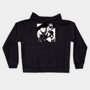 BEEF DADDY 80s Nagel Style Kids Hoodie